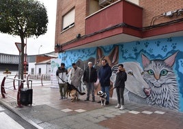 Uno de los últimos murales presentados en Santa Marta de Tormes.