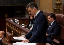 El presidente del Gobierno, Pedro Sánchez