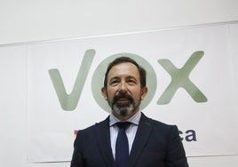 El procurador salmantino por Vox Javier Bernardo Teira Lafuente.