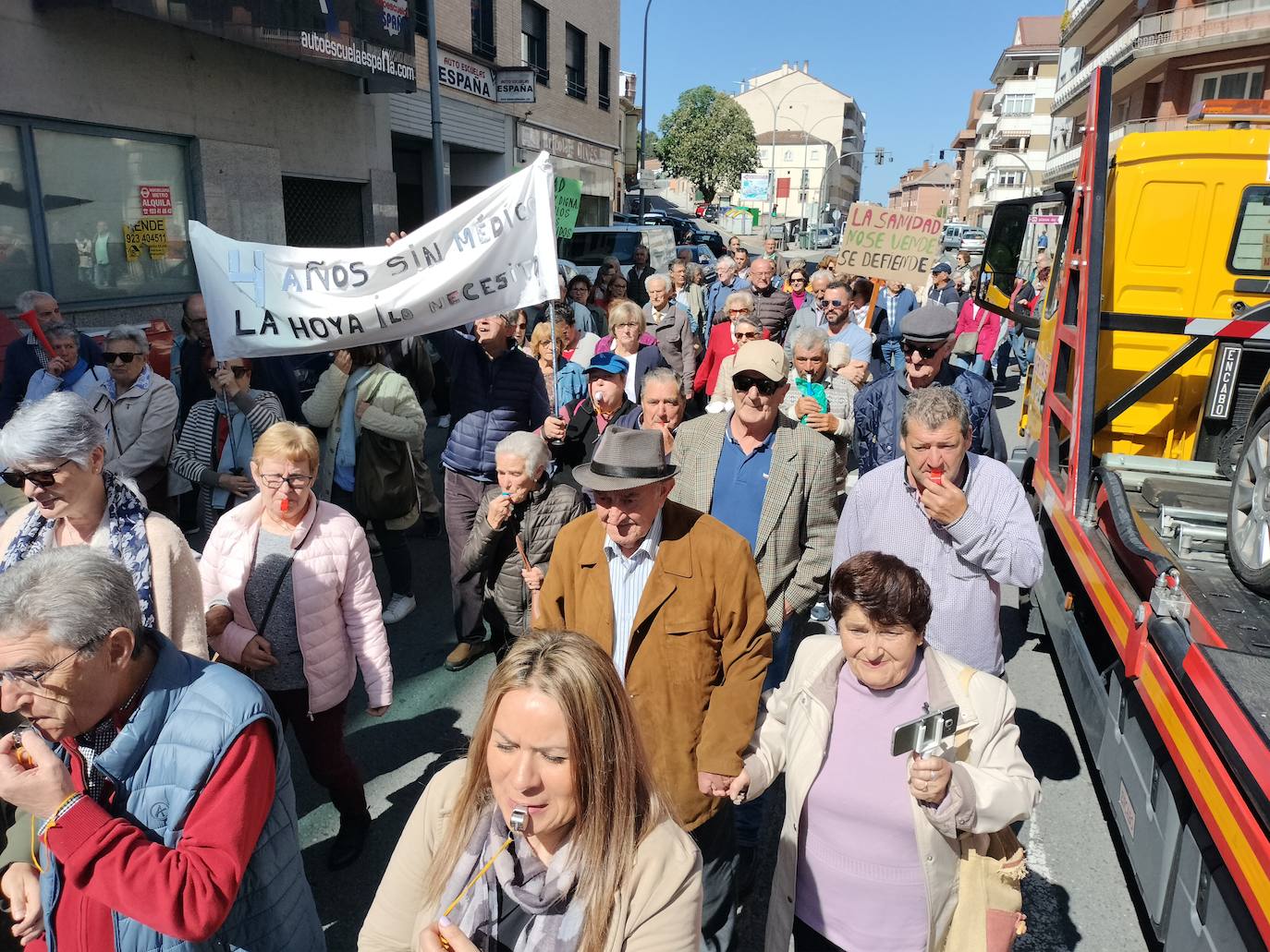 Centenares de personas demandan en Béjar una sanidad rural de calidad