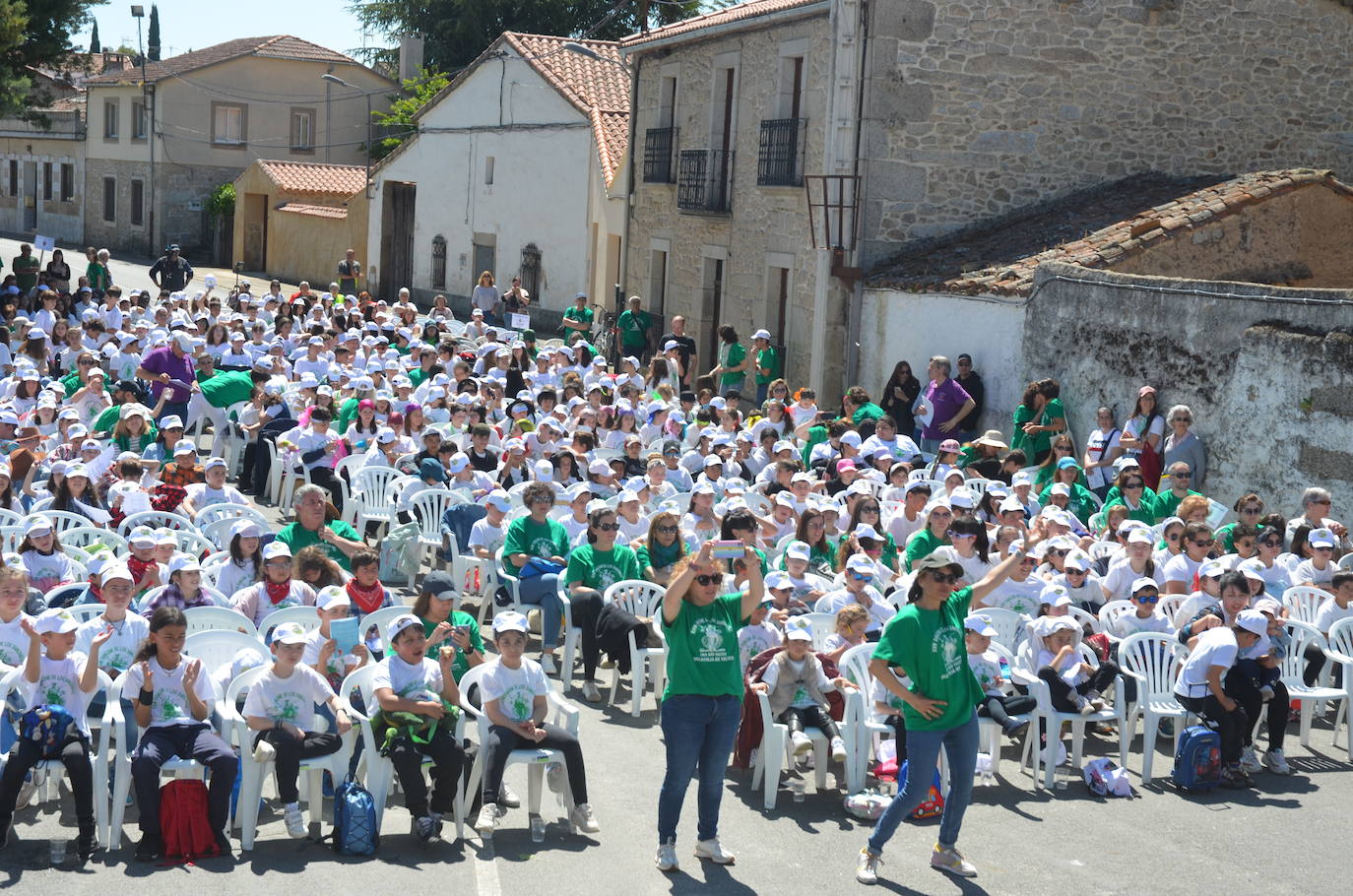 El ritmo desbocado de casi mil alumnos de escuelas de toda la provincia