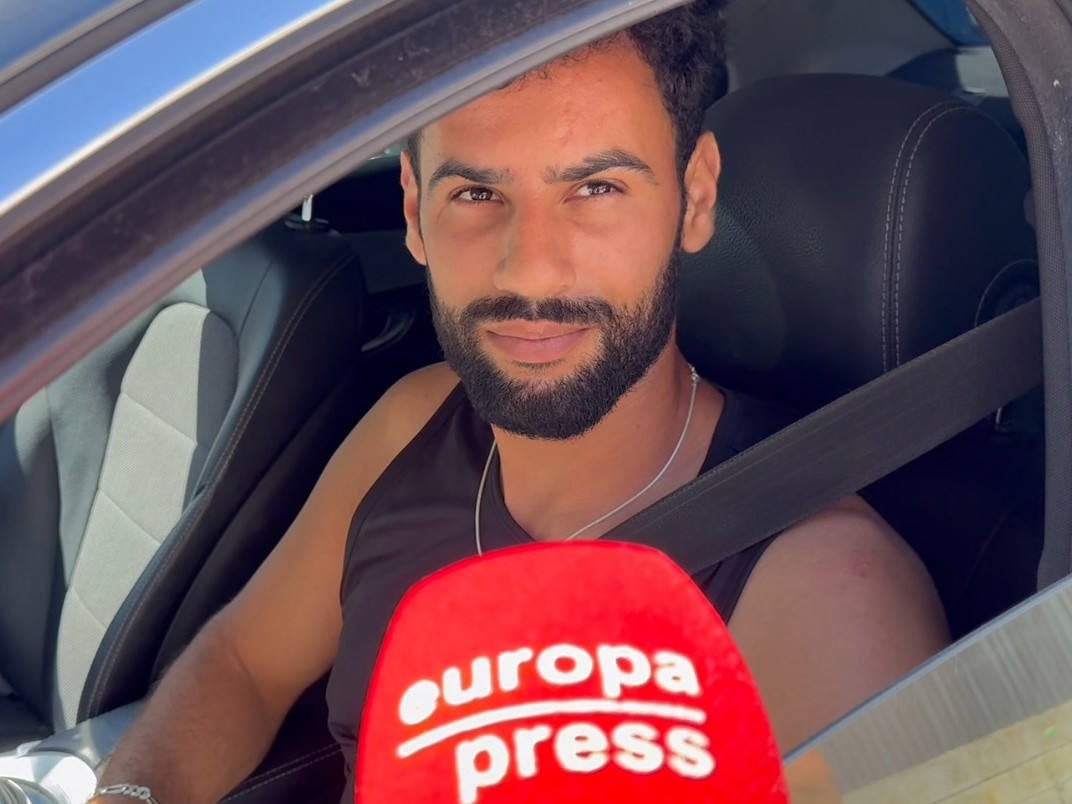 Asraf Beno, ante el micrófono de Europa Press.