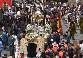 Imagen de la procesión del Corpus Cristi en su edición de 2023.