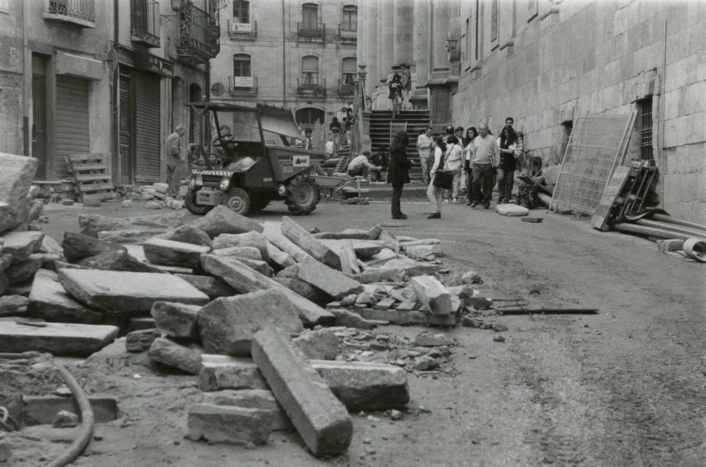 La calle Compañía, hace casi 40 años.