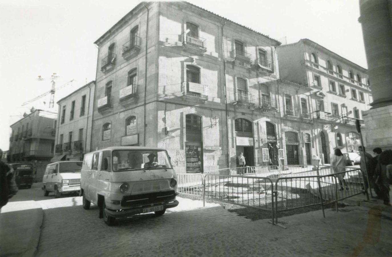 La calle Compañía, hace casi 40 años.