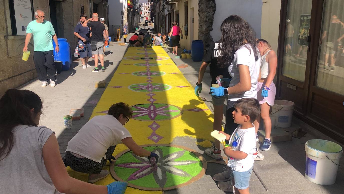 Béjar disfruta de una intensa jornada de viernes en la antesala de la fiesta del Corpus Christi