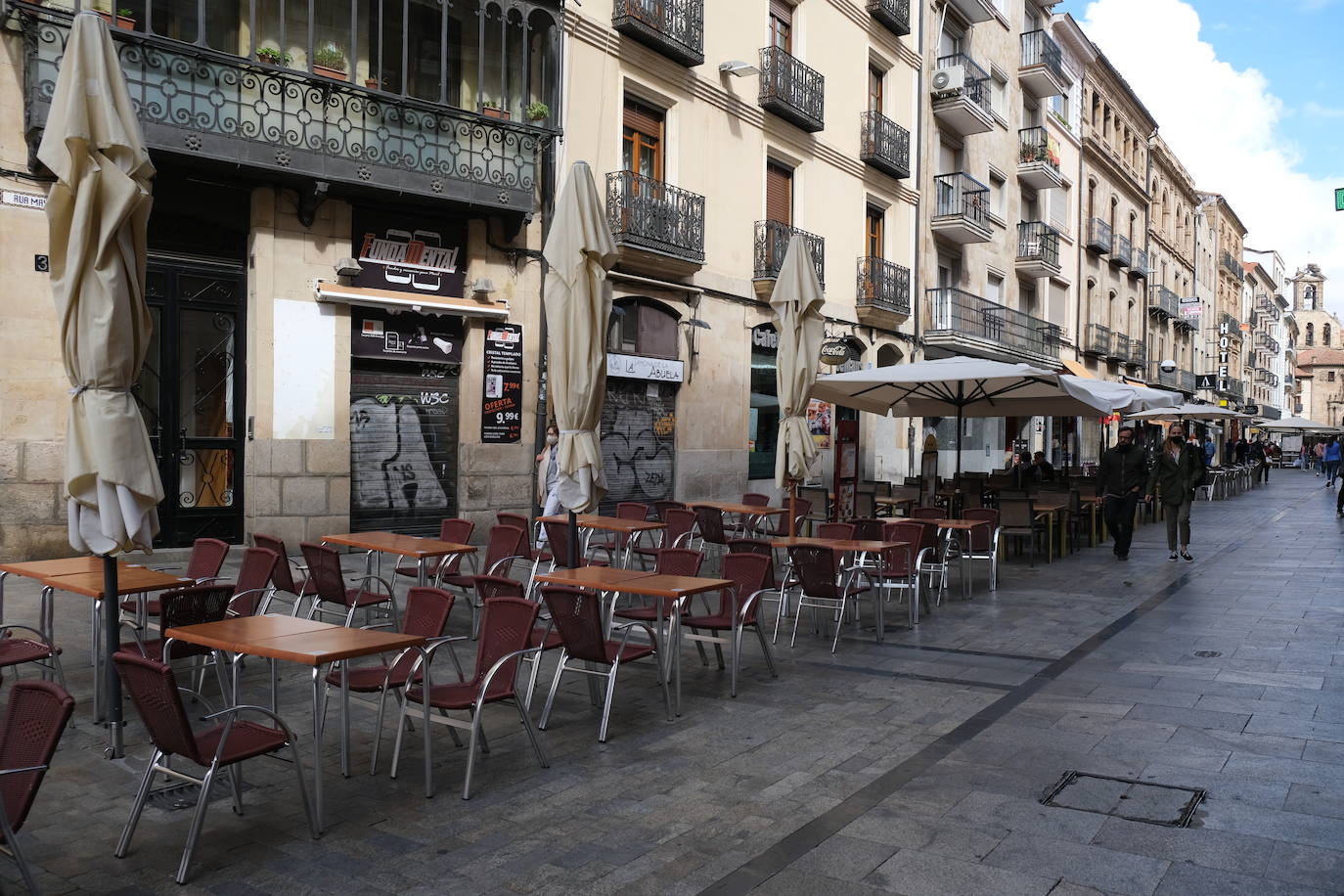 La calle de la Rúa, en la actualidad.