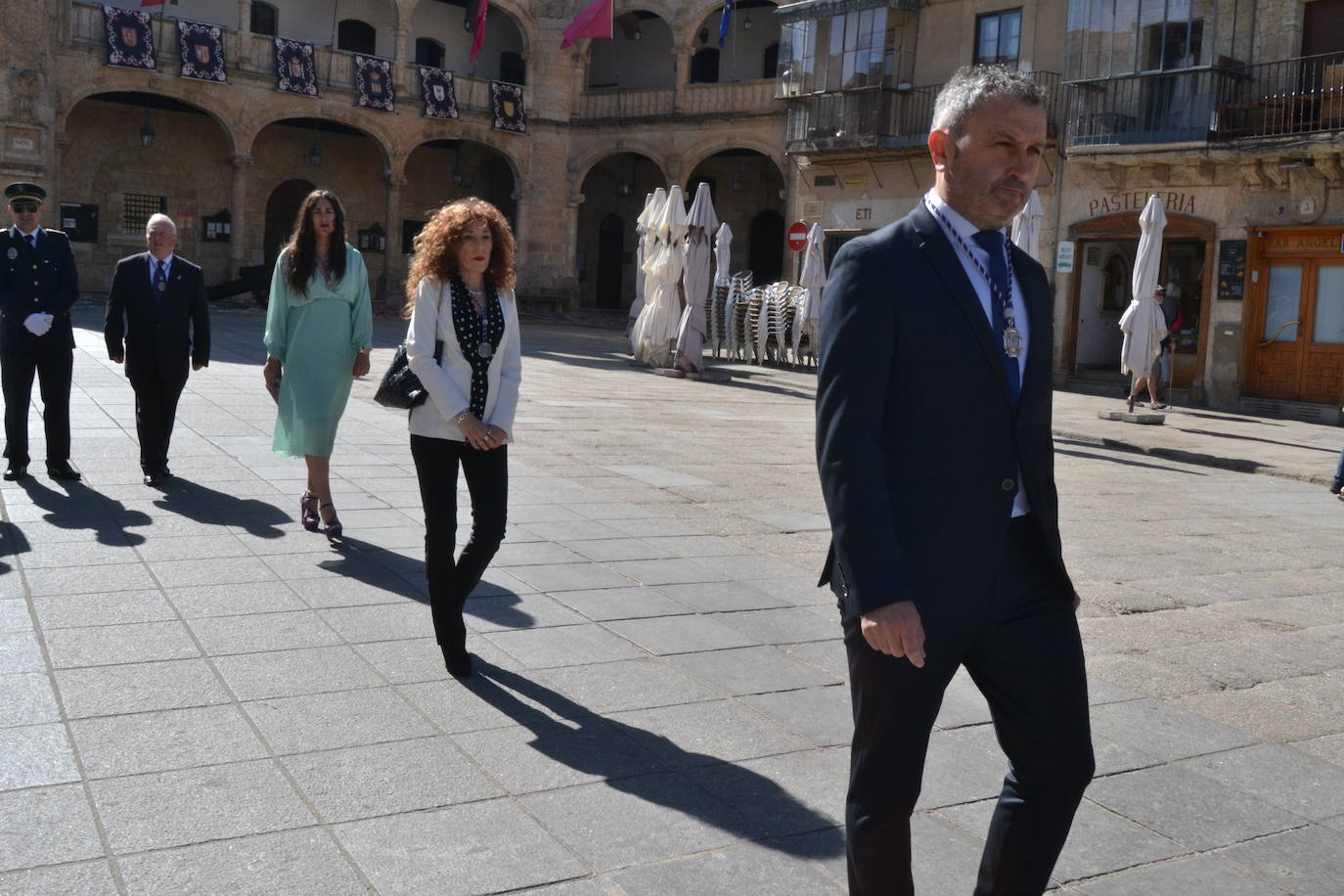 Lluvia de pétalos por el Corpus en Ciudad Rodrigo