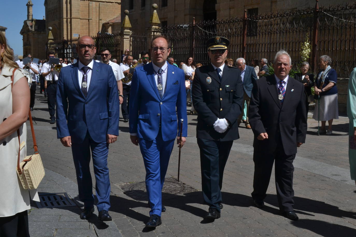 Lluvia de pétalos por el Corpus en Ciudad Rodrigo