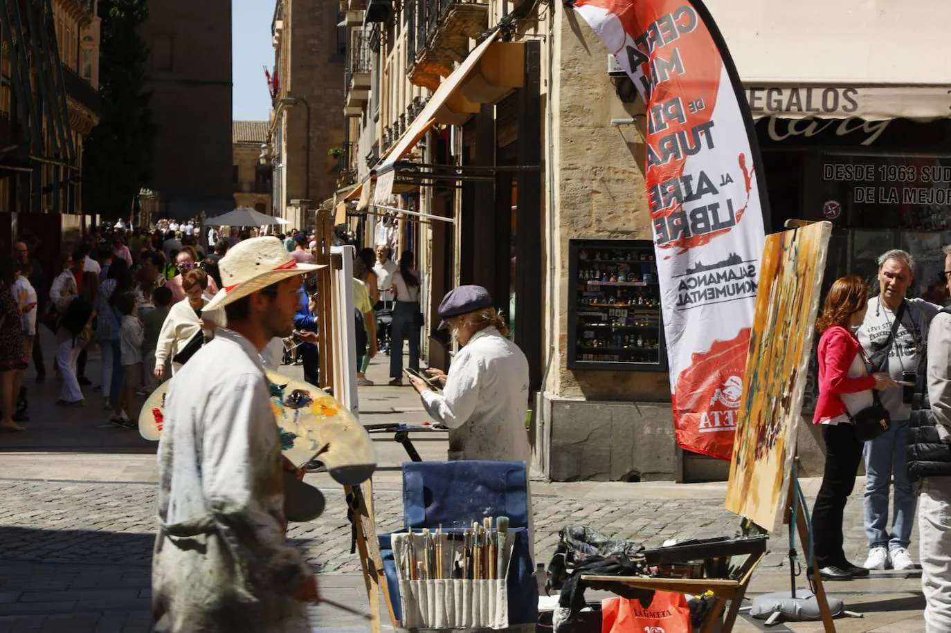 Salamanca se llena de arte con el Certamen de Pintura al Aire Libre de la Fundación GACETA