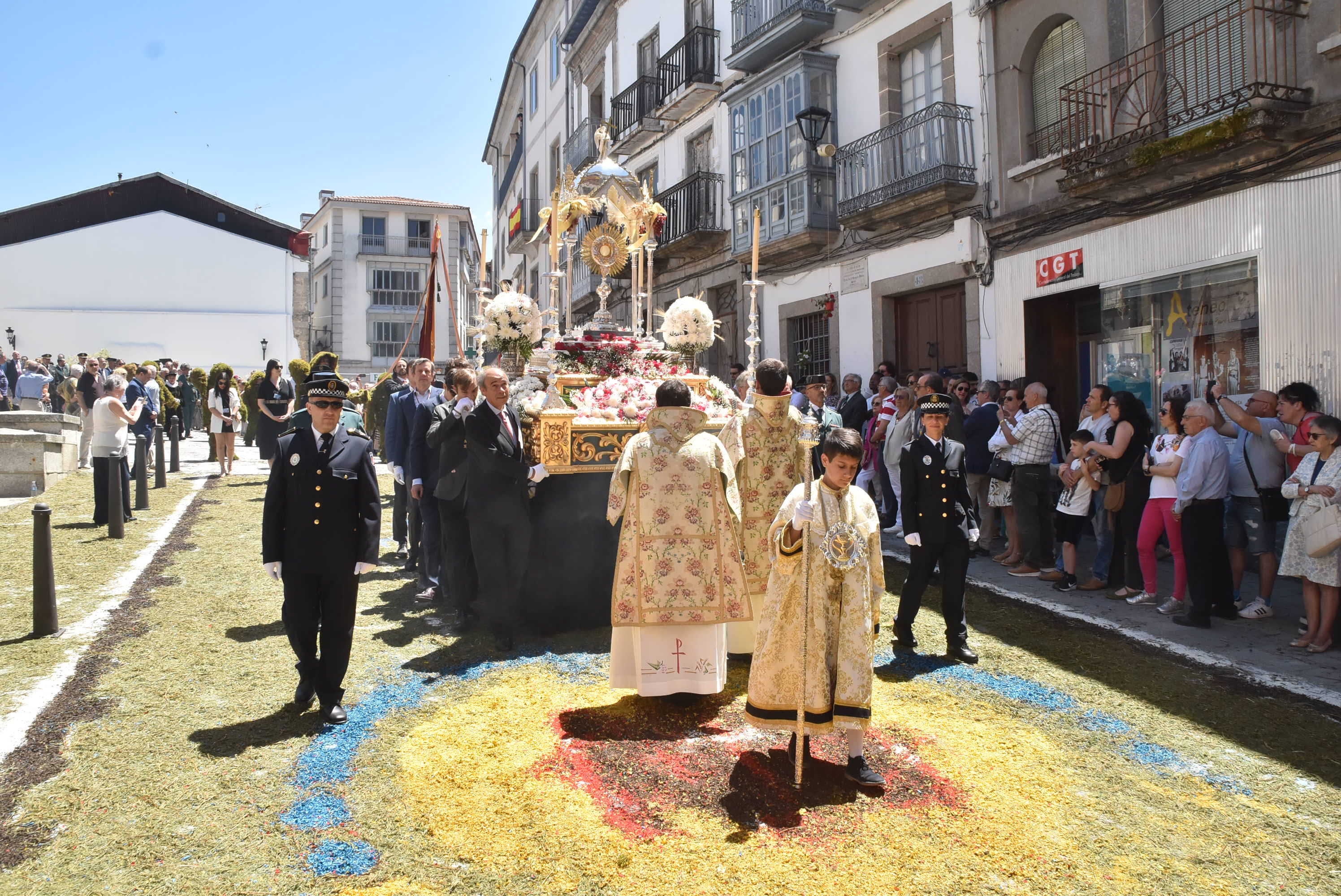 Béjar brilla en el quinto aniversario de su Corpus más internacional