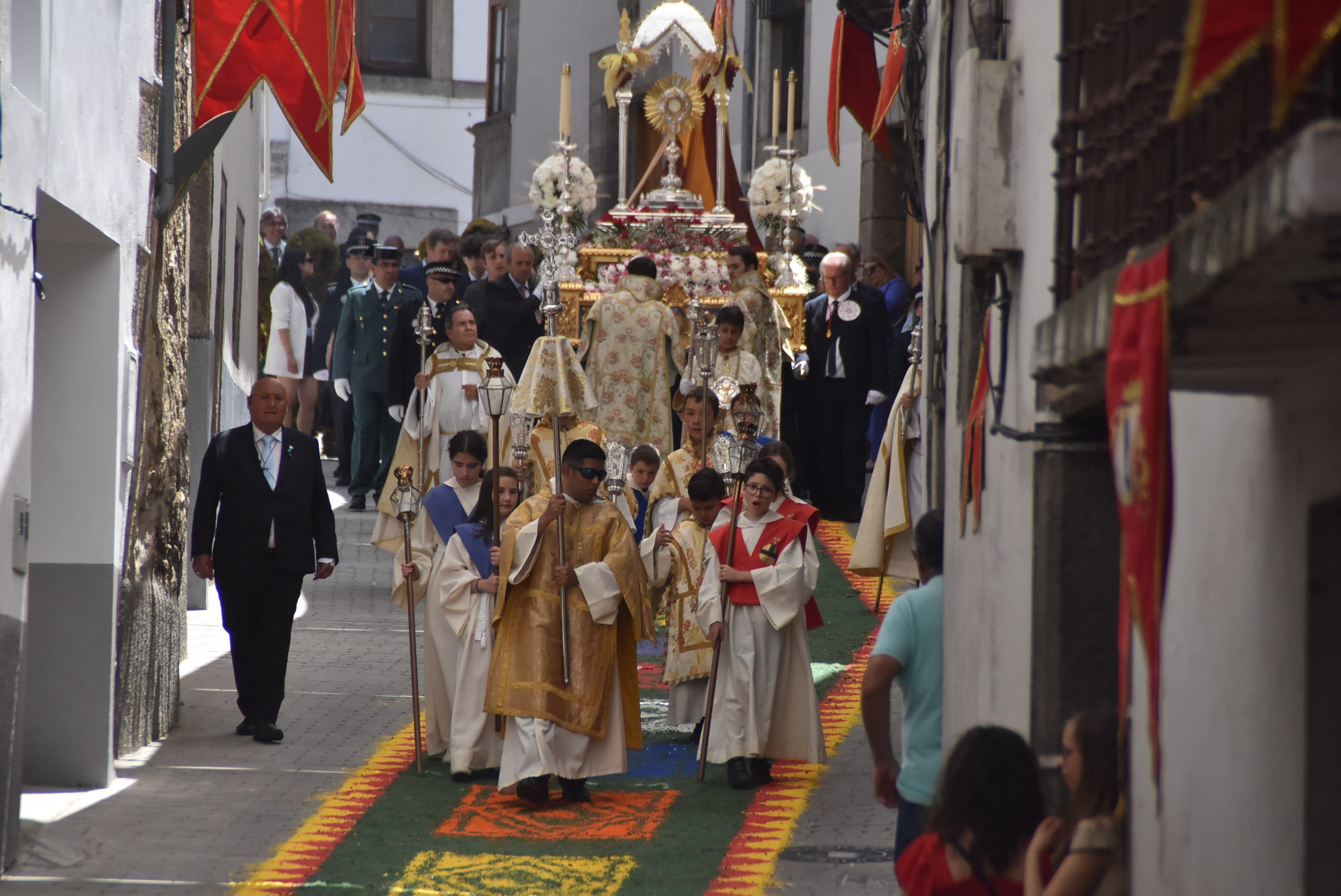 Béjar brilla en el quinto aniversario de su Corpus más internacional