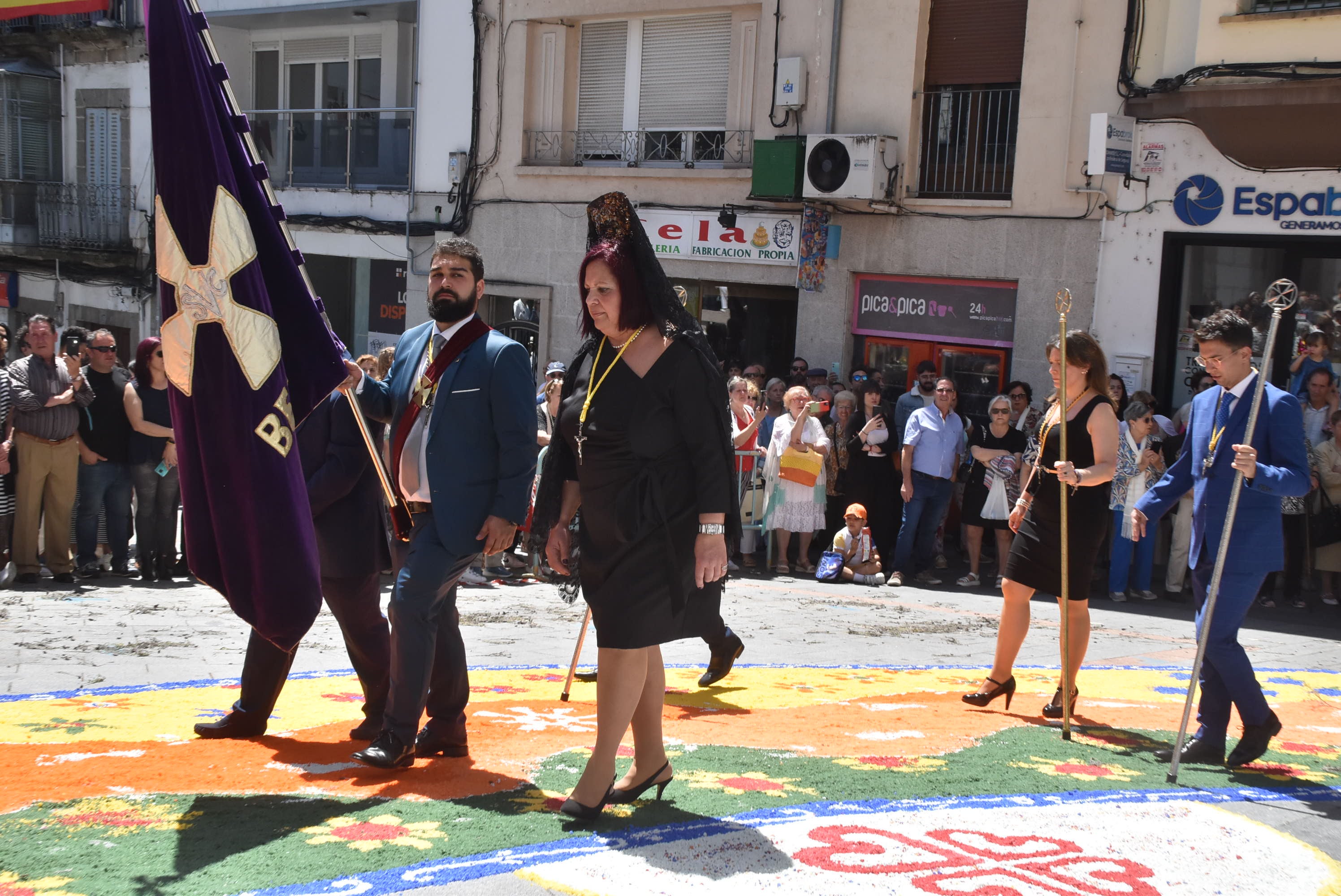 Béjar brilla en el quinto aniversario de su Corpus más internacional