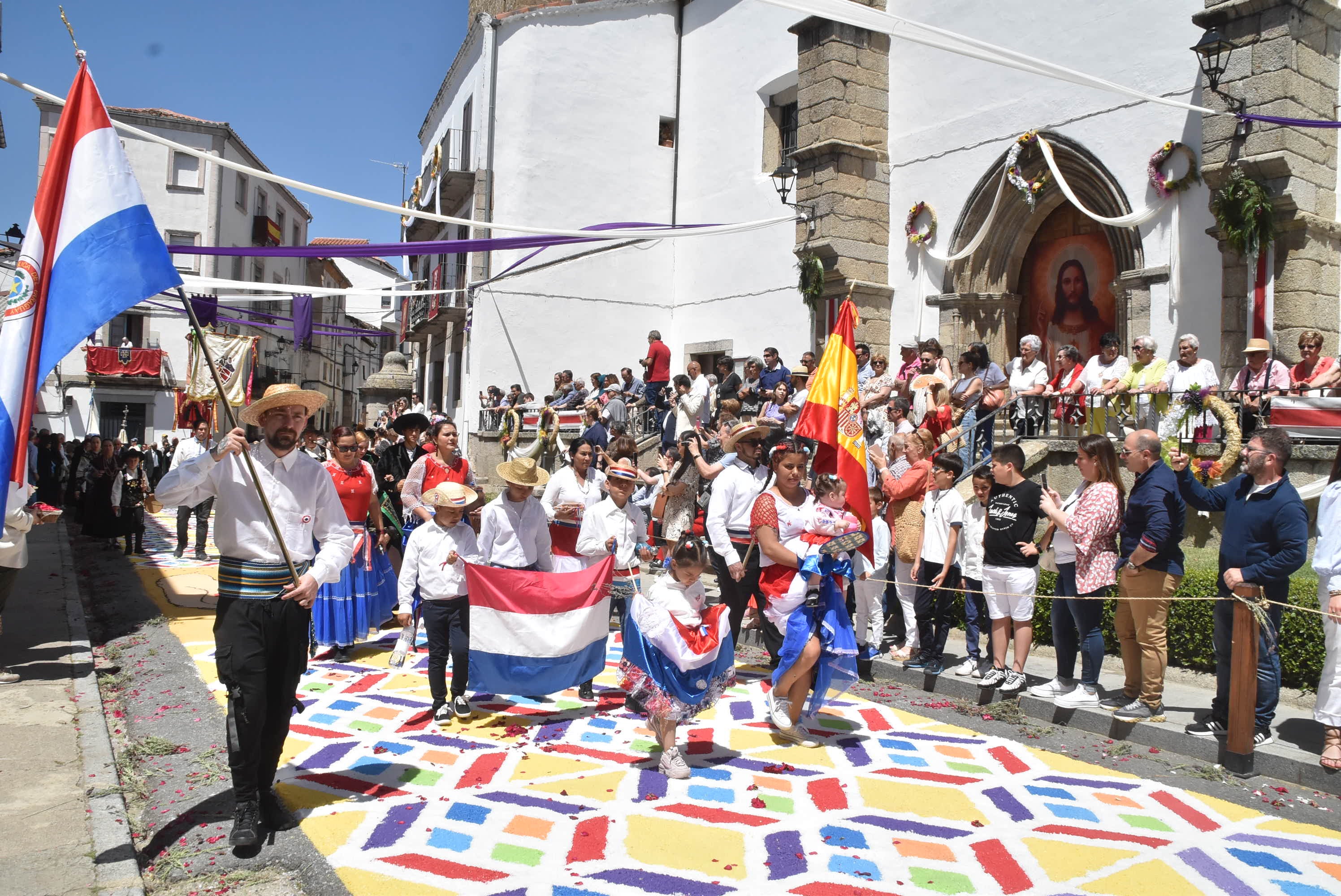 Béjar brilla en el quinto aniversario de su Corpus más internacional