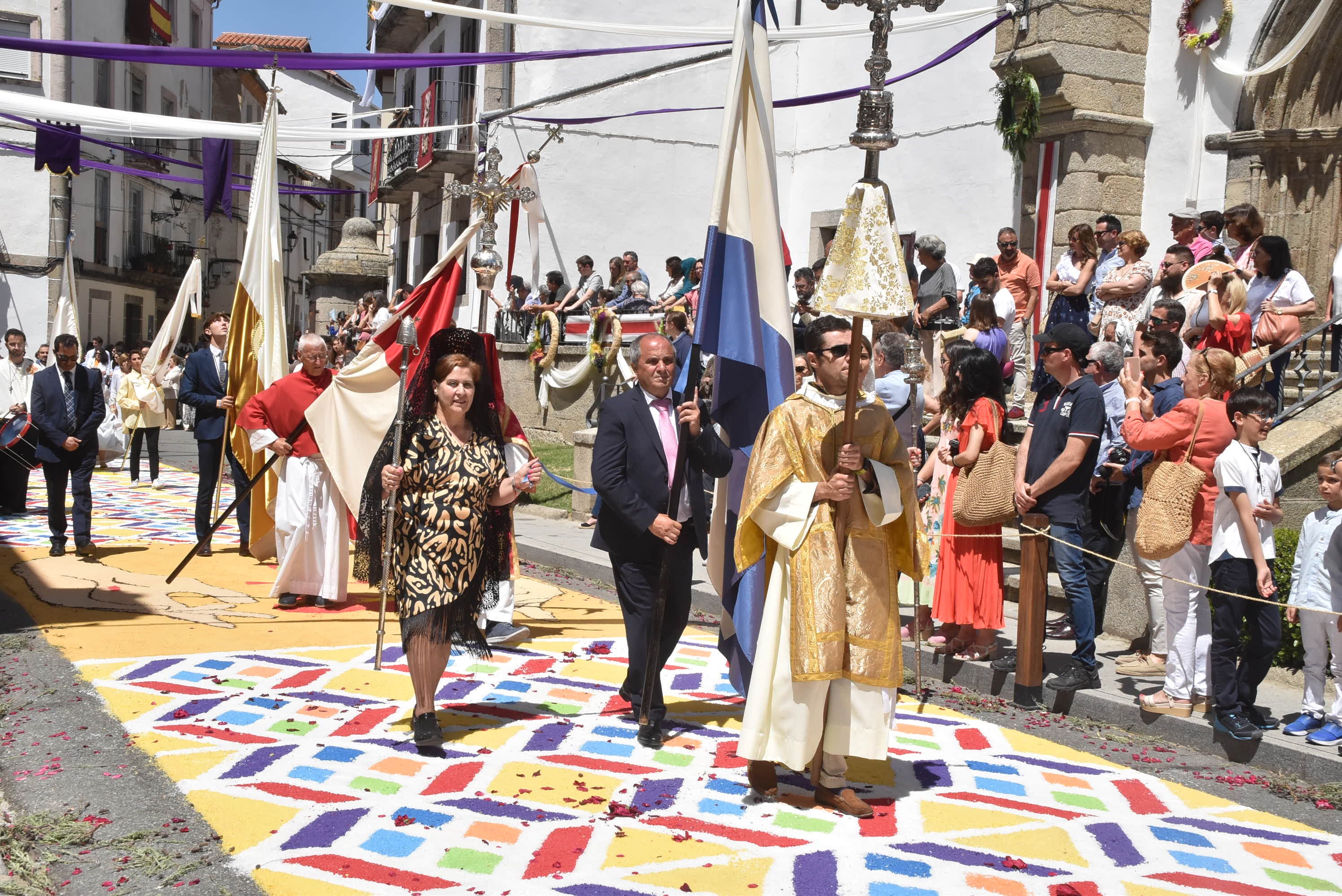 Béjar brilla en el quinto aniversario de su Corpus más internacional