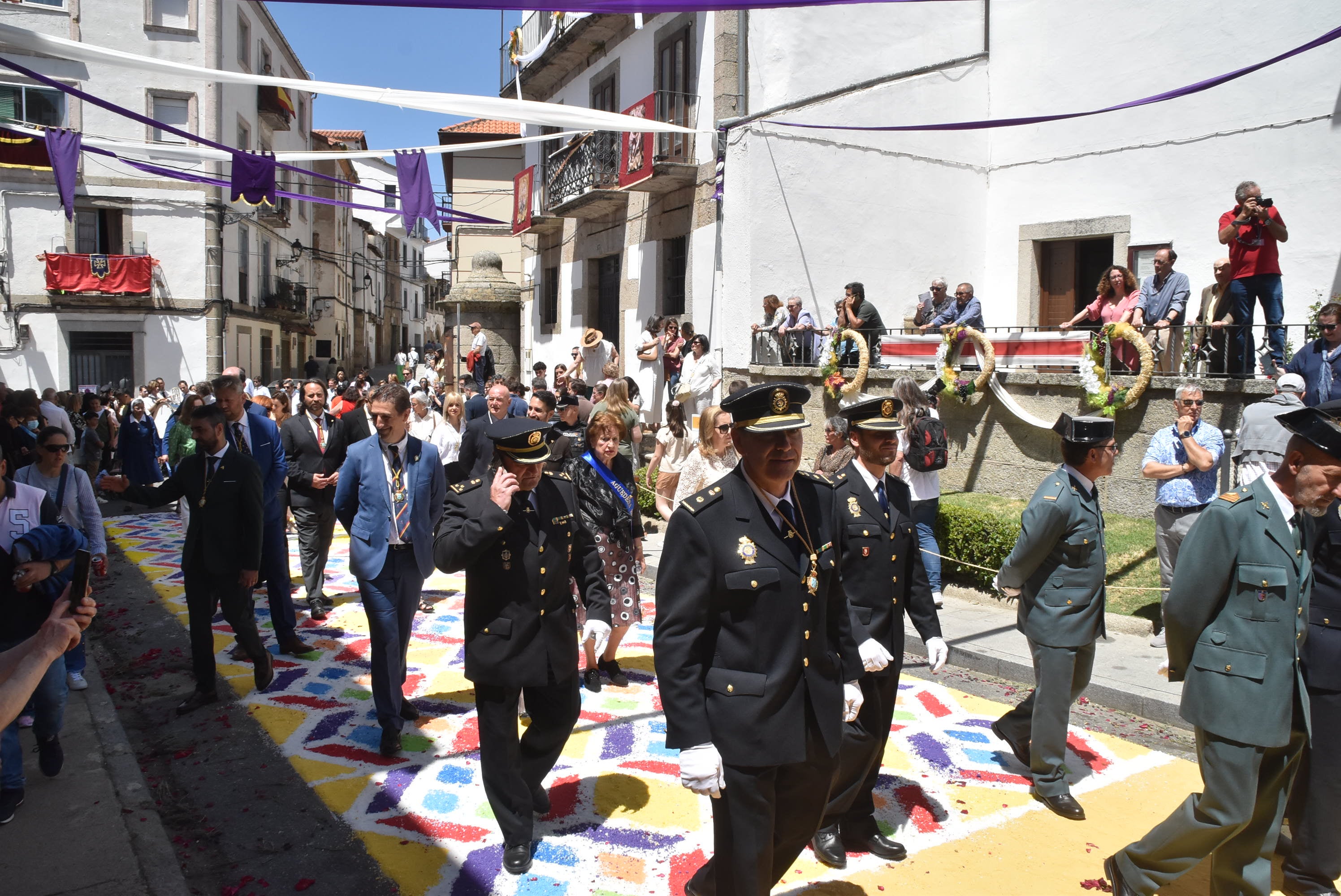 Béjar brilla en el quinto aniversario de su Corpus más internacional