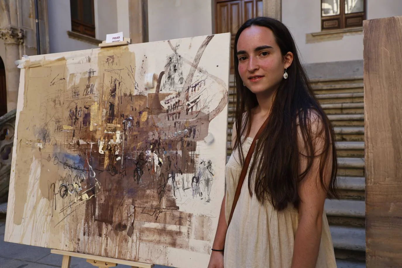 Lucía García se alza con el primer premio del XXIV Certamen de Pintura al Aire Libre de la Fundación GACETA