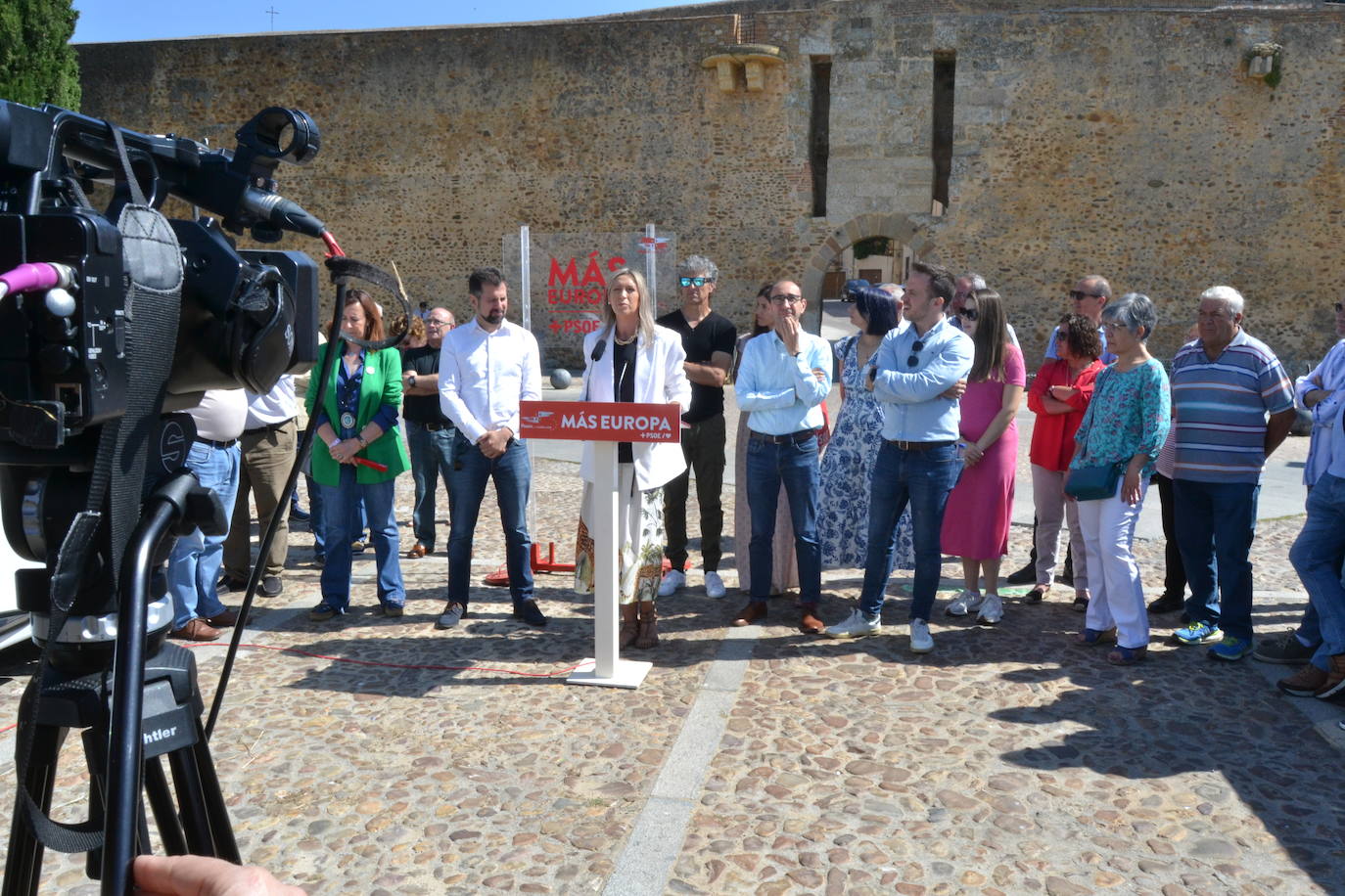 Tudanca, en Ciudad Rodrigo: «Las inversiones solo llegan cuando gobierna el PSOE»