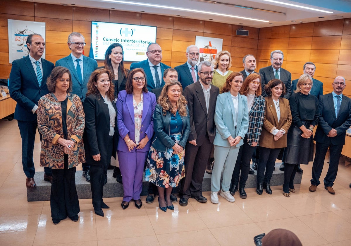 Foto de familia de un Consejo Interterritorial de Salud reciente.