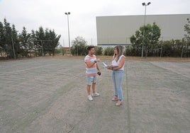 Alberto Moreno y Laura Vicente en la futura instalación