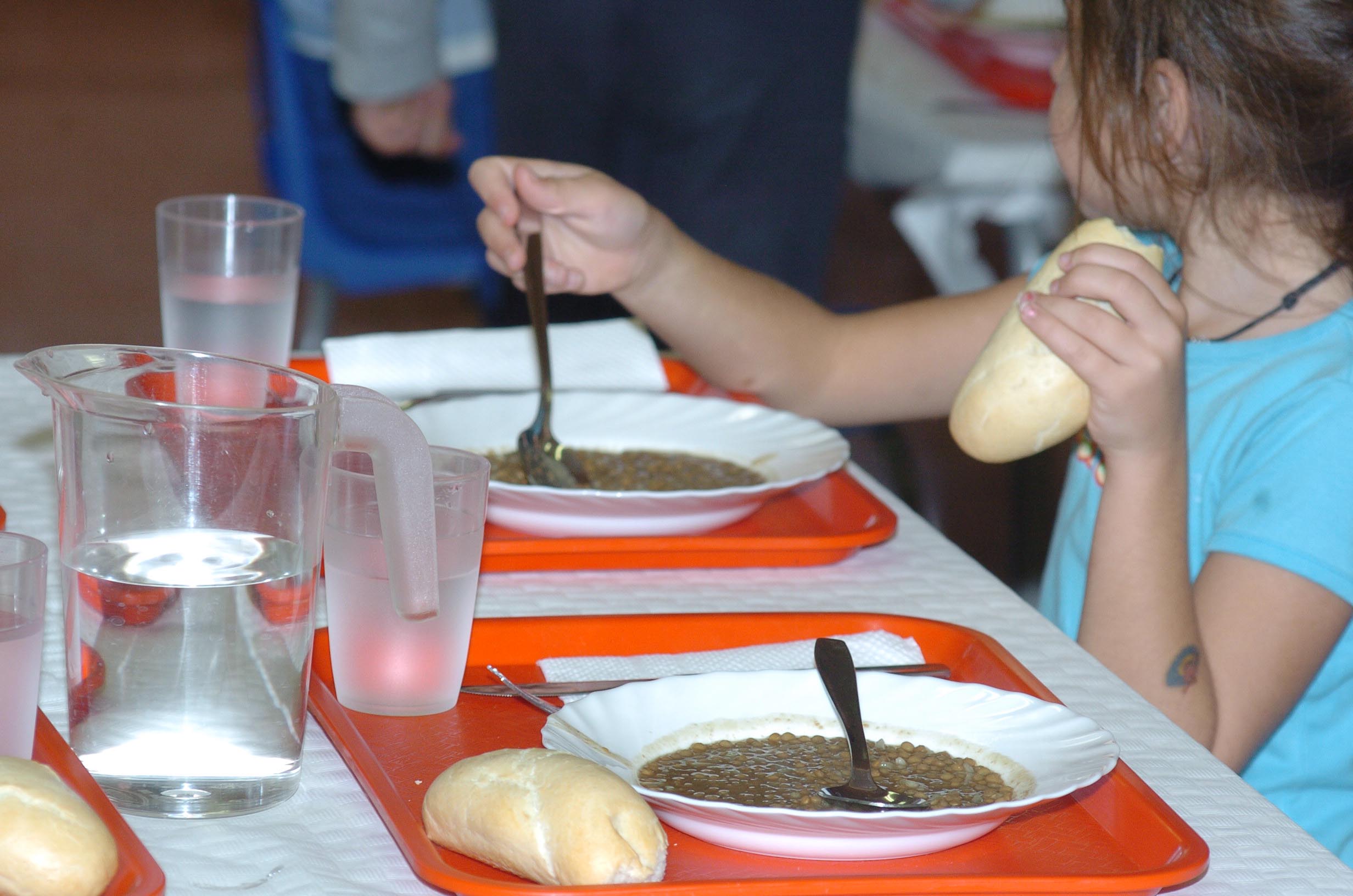 Un comedor escolar.