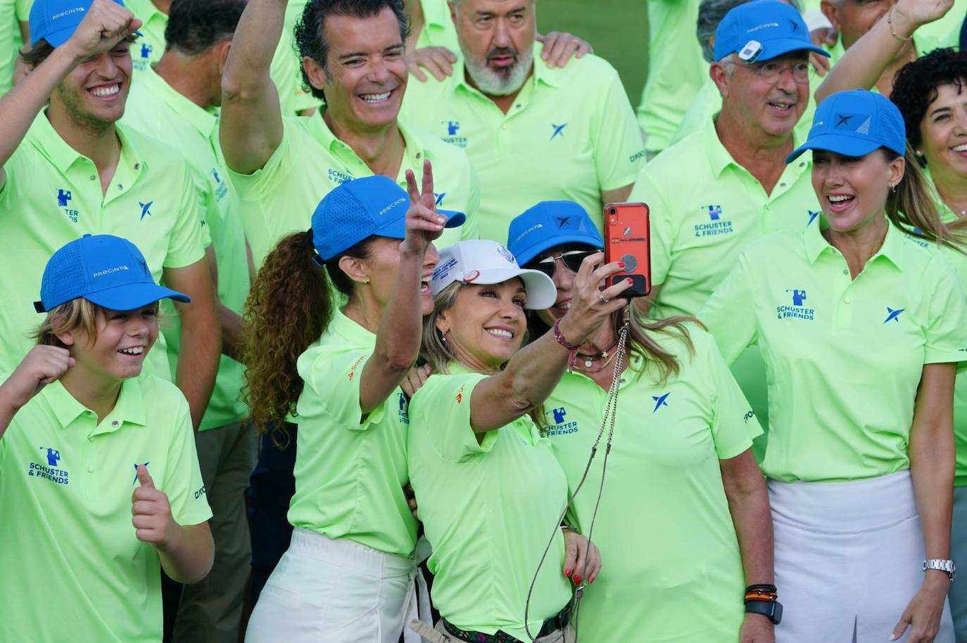 Lluvia de famosos en el campo de golf de La Valmuza