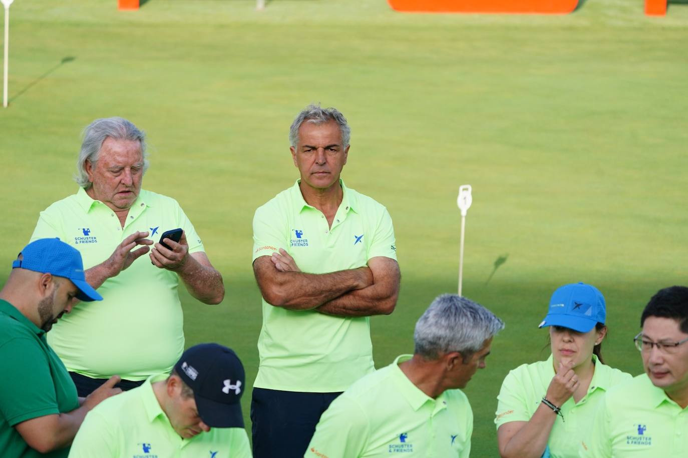 Lluvia de famosos en el campo de golf de La Valmuza