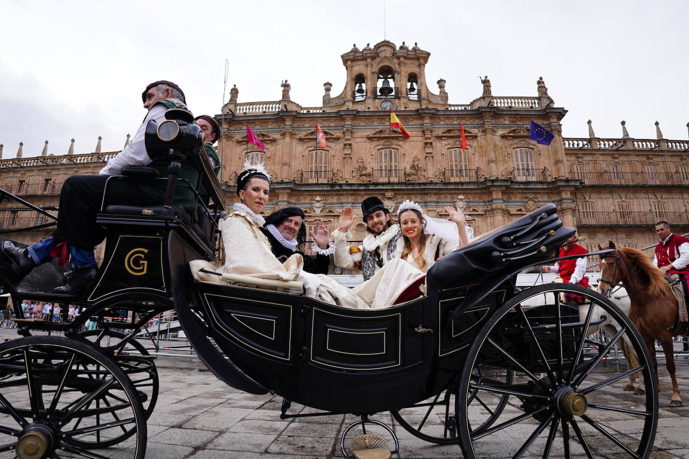 Así vive Salamanca el desfile del IV Festival Siglo de Oro