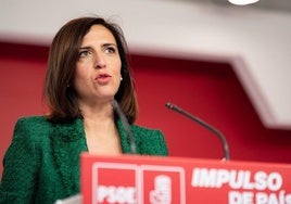 La portavoz del PSOE, Esther Peña.