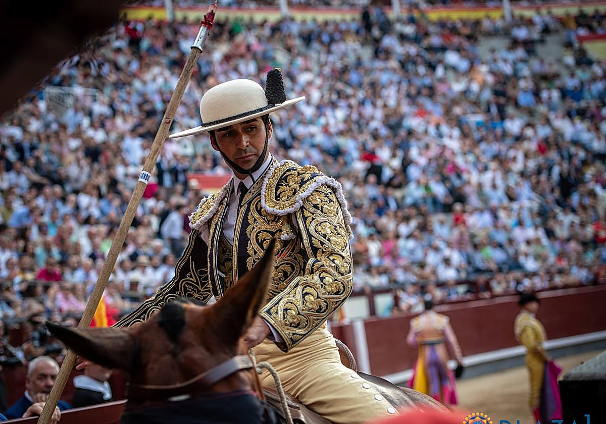 Alberto Sandoval, el pasado martes en el coso de Las Ventas.