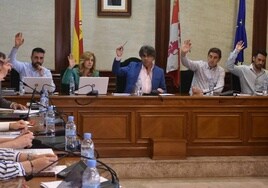 Imagen del pleno celebrado el pasado mes de mayo en el Ayuntamiento de Béjar.