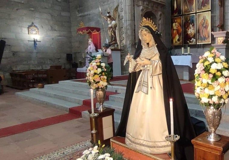 Imagen de Nuestra Señora de la Soledad.