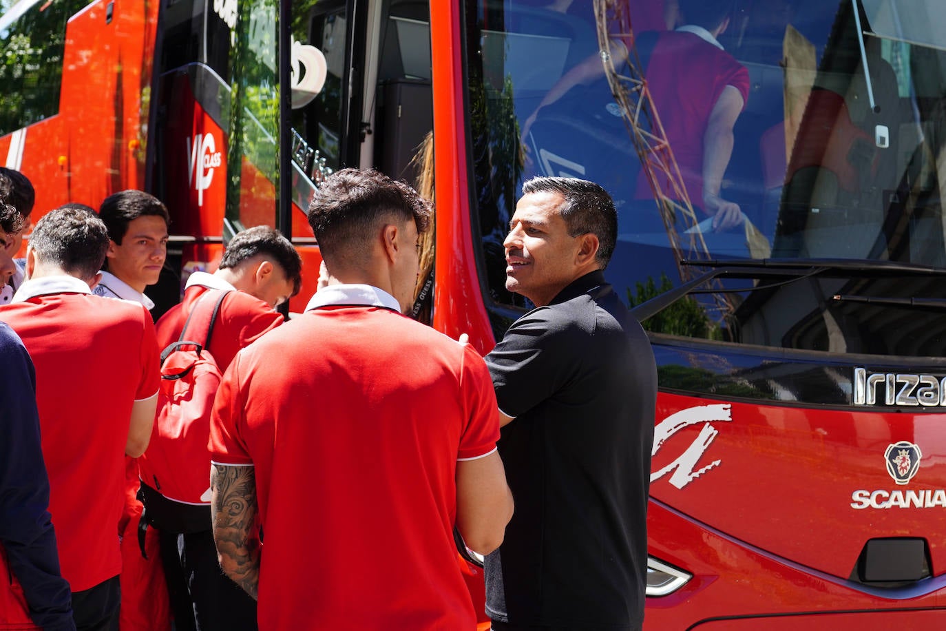 El Salamanca UDS, rumbo a Vigo con Poveda y otros 20 jugadores a bordo