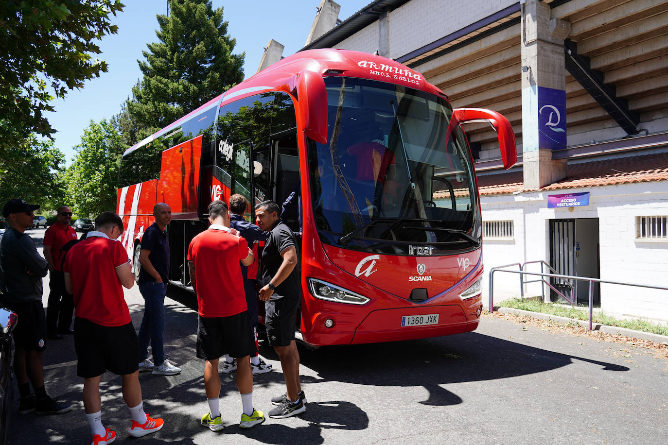 El Salamanca UDS, rumbo a Vigo con Poveda y otros 20 jugadores a bordo