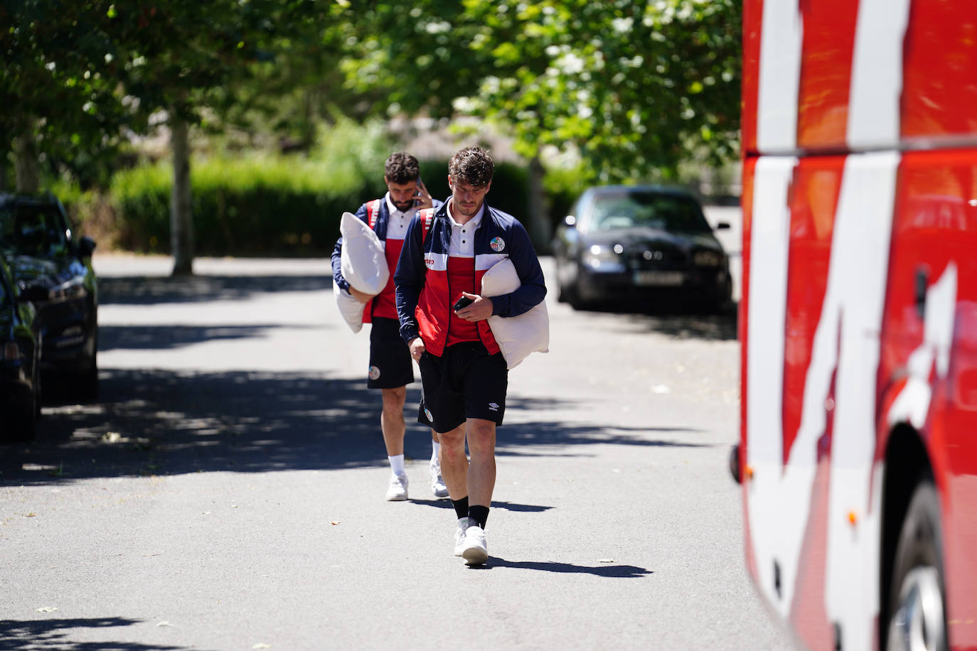 El Salamanca UDS, rumbo a Vigo con Poveda y otros 20 jugadores a bordo