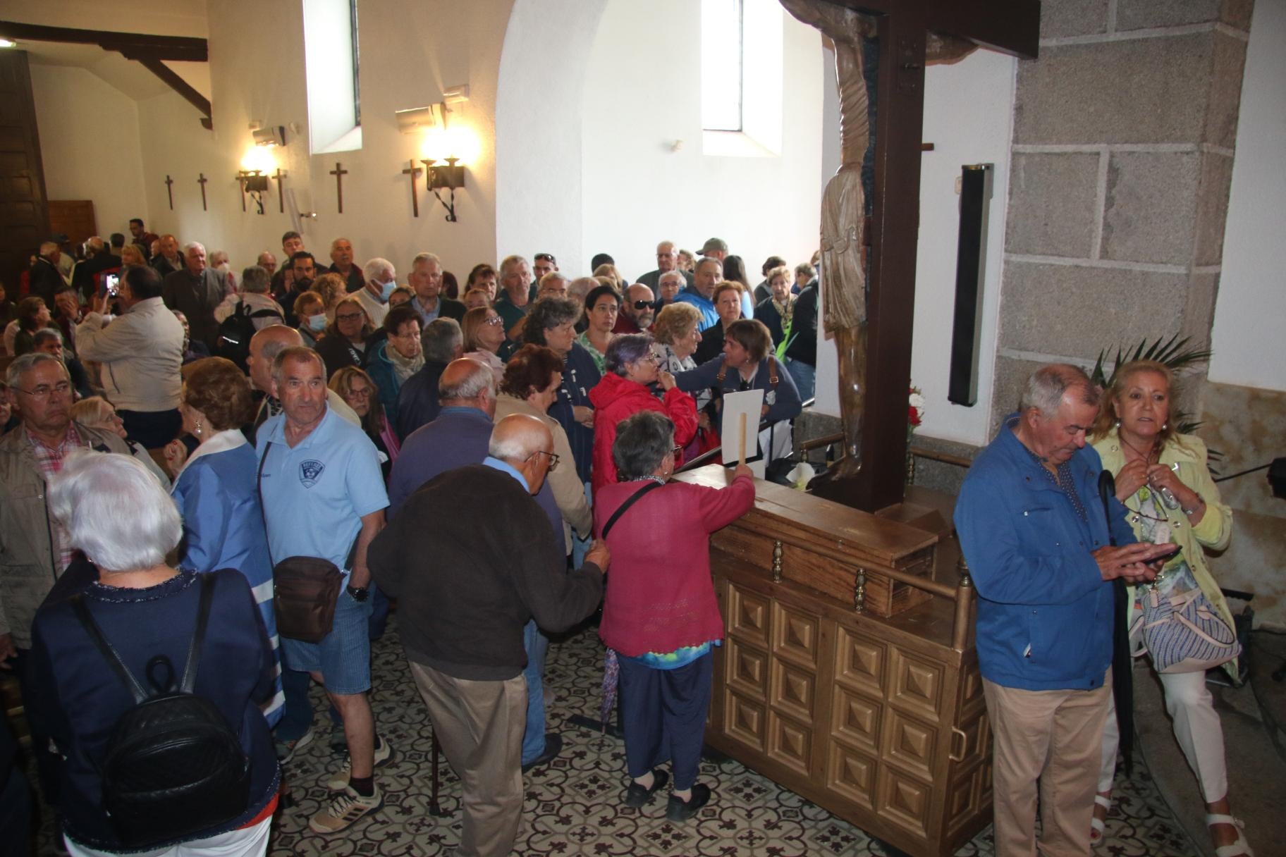 La lluvia desluce la romería grande del Cristo de Cabrera