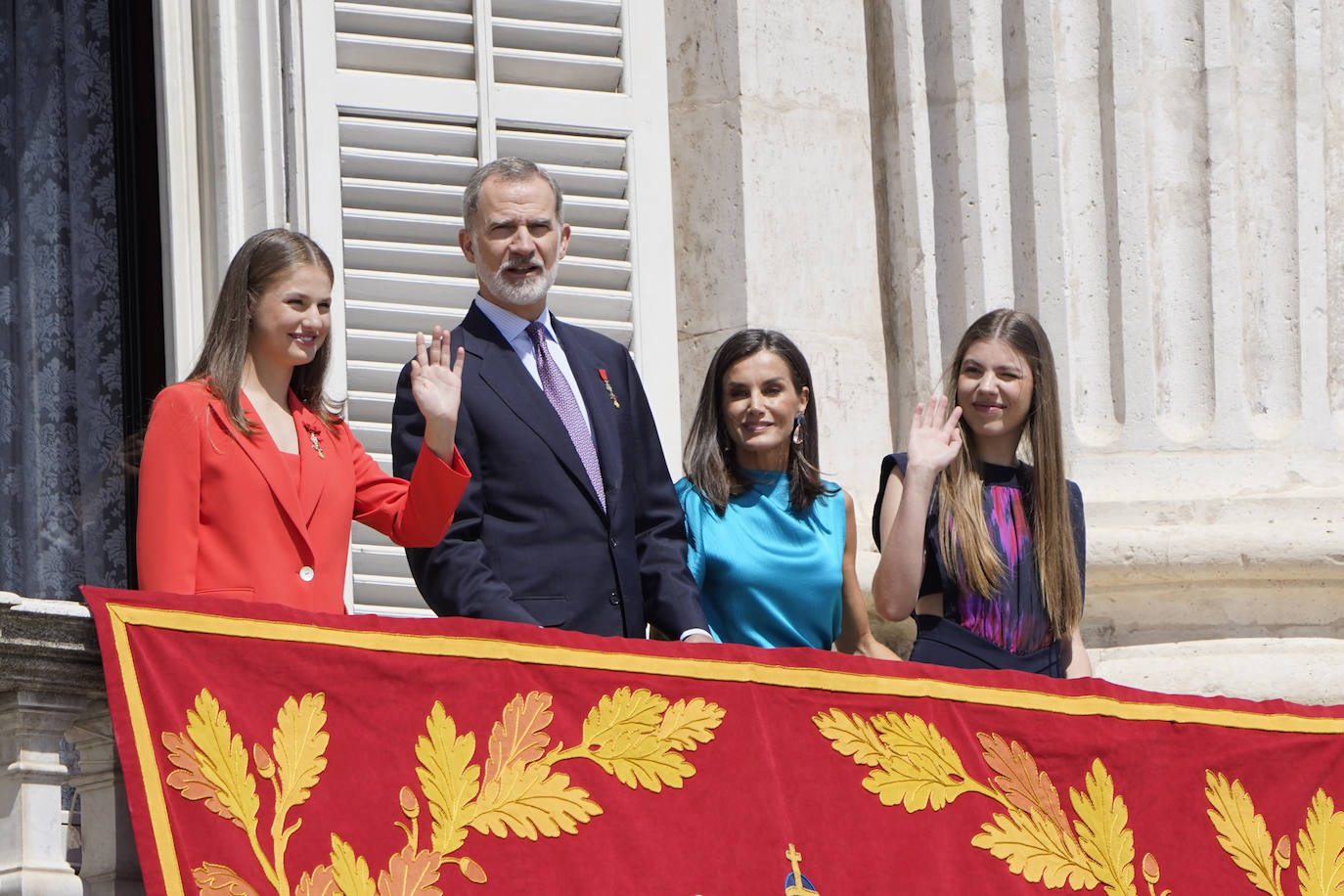 Ovaciones y «vivas» en la celebración del décimo aniversario de Felipe VI al frente de la Corona