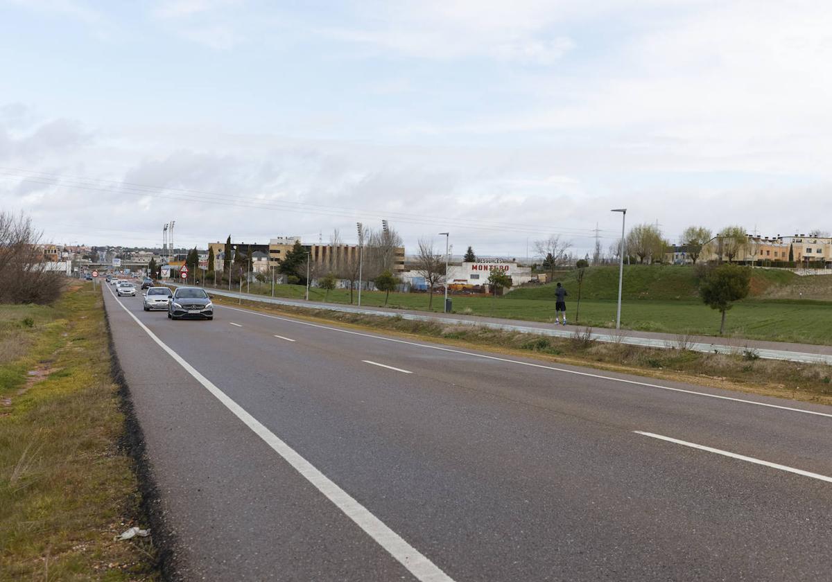 Imagen de una carretera de Salamanca.