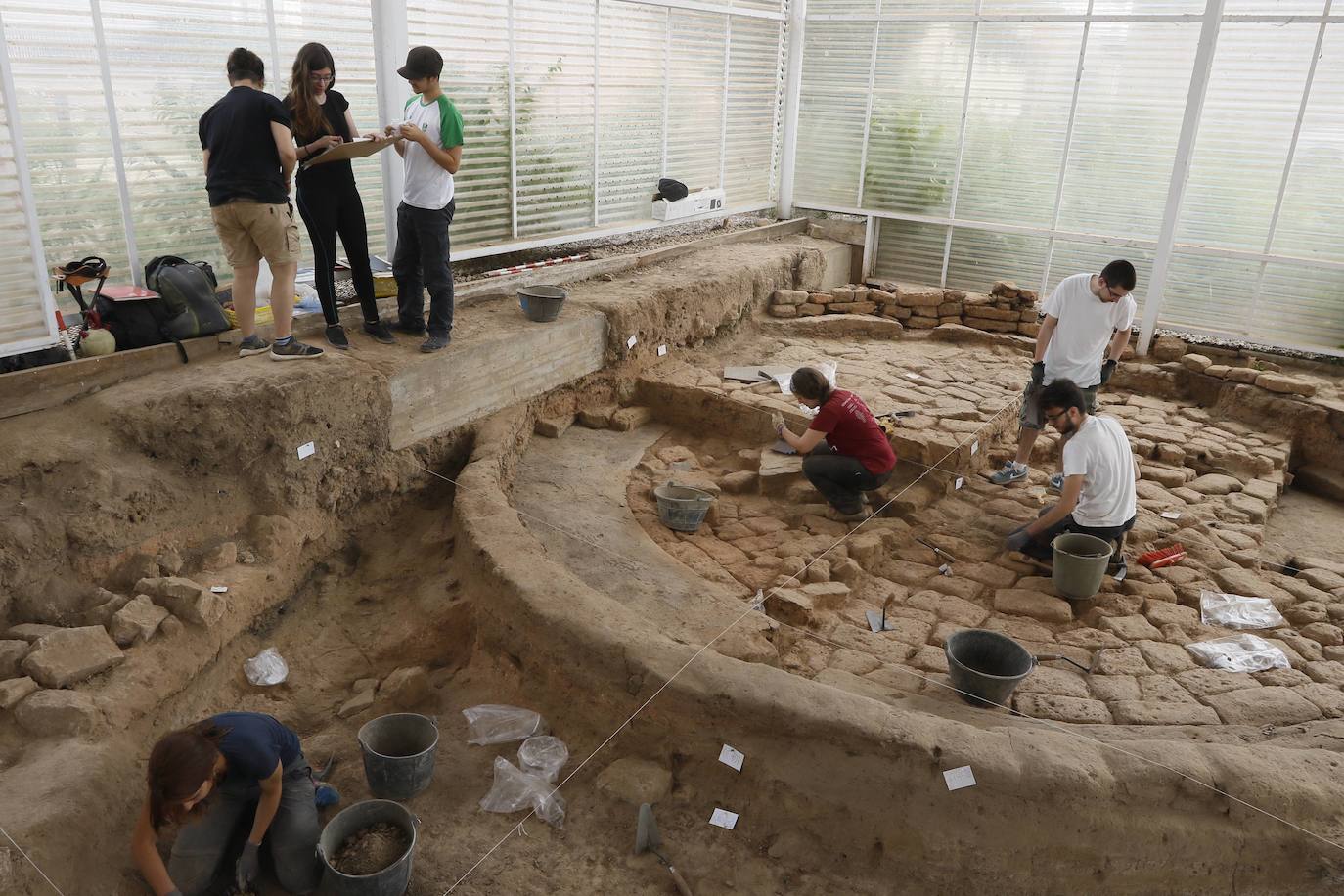 Imagen de unas excavaciones en el Cerro de San Vicente.