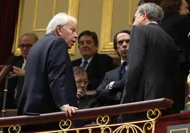 Los expresidentes del Gobierno Felipe González; José María Aznar y José Luis Zapatero.