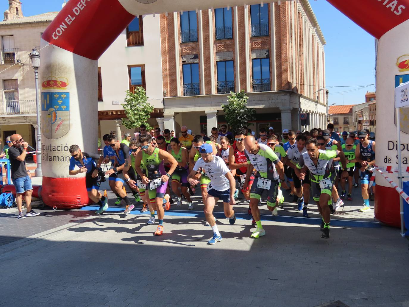 Jorge Horcajo y María Jesús Martín se imponen en el VII Duatlón Cross ‘Ciudad de Peñaranda’