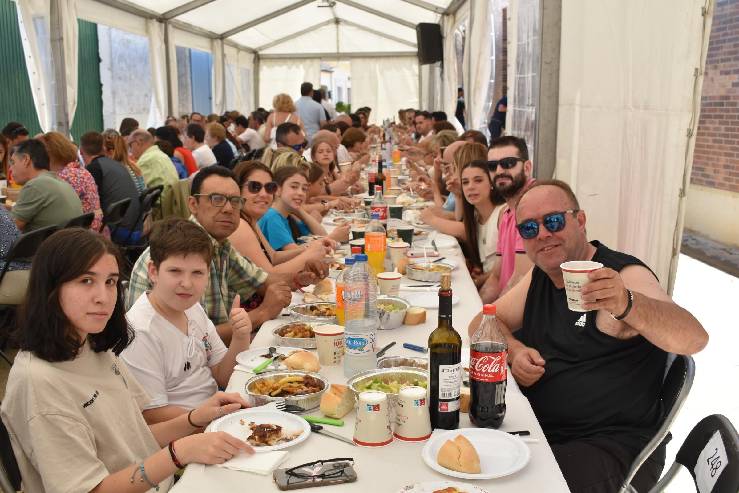 Calzada de Don Diego despide las fiestas de San Juan Bautista con una comida para 250 personas