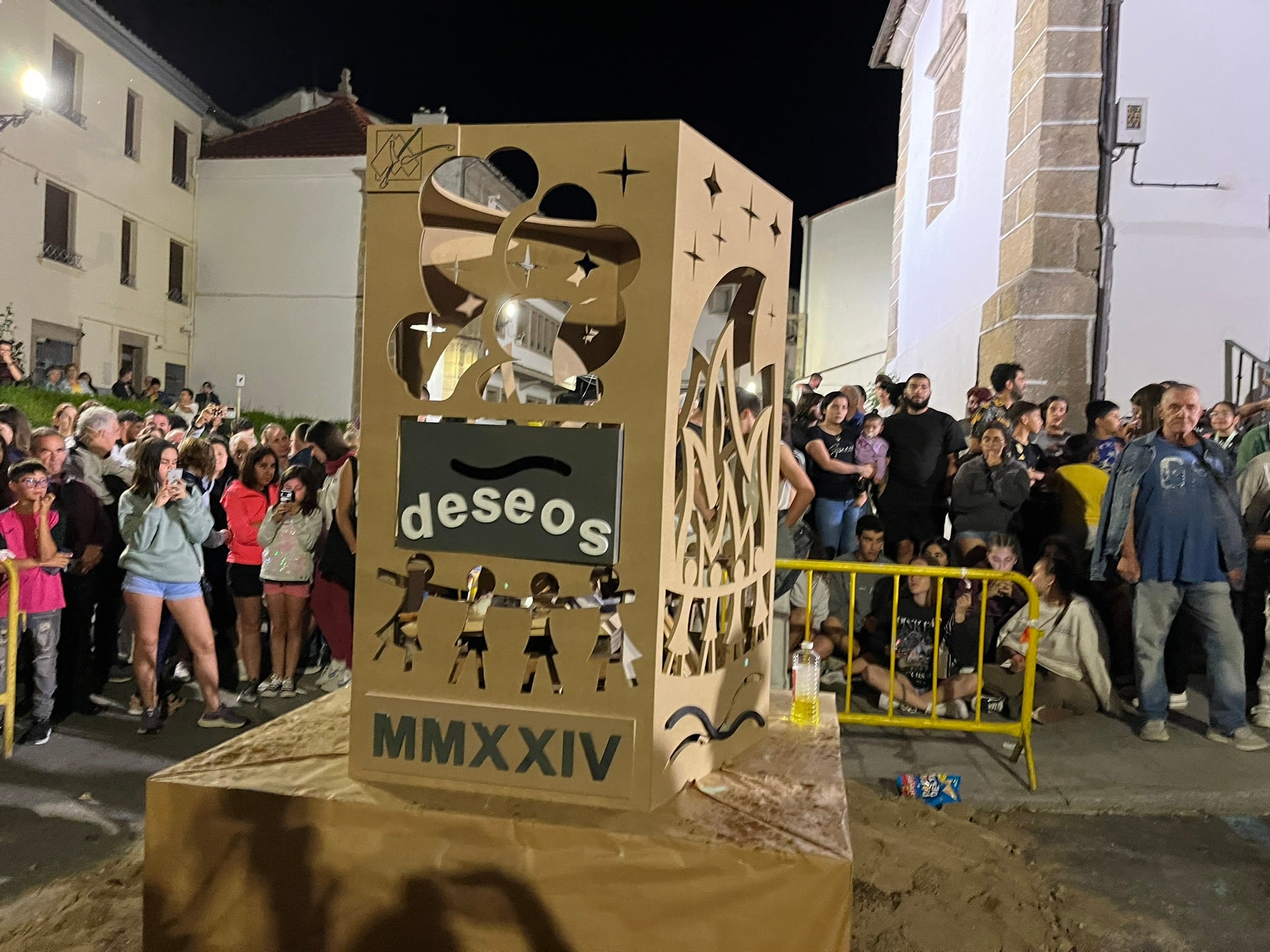 Lleno en la hoguera de San Juan en Béjar