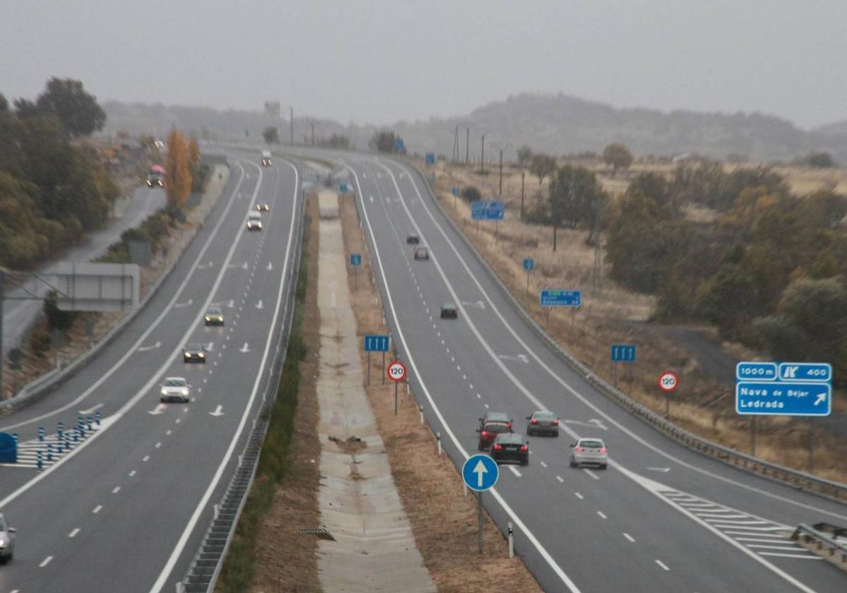 Imagen de una carretera de la provincia de Salamanca.