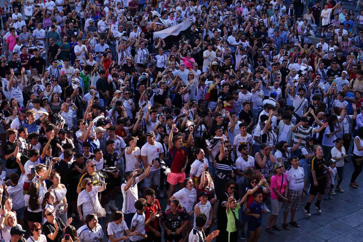 La recepción del Salamanca UDS en el Ayuntamiento, en imágenes