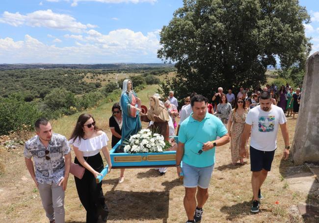 La procesión de Santa Isabel del año pasado.