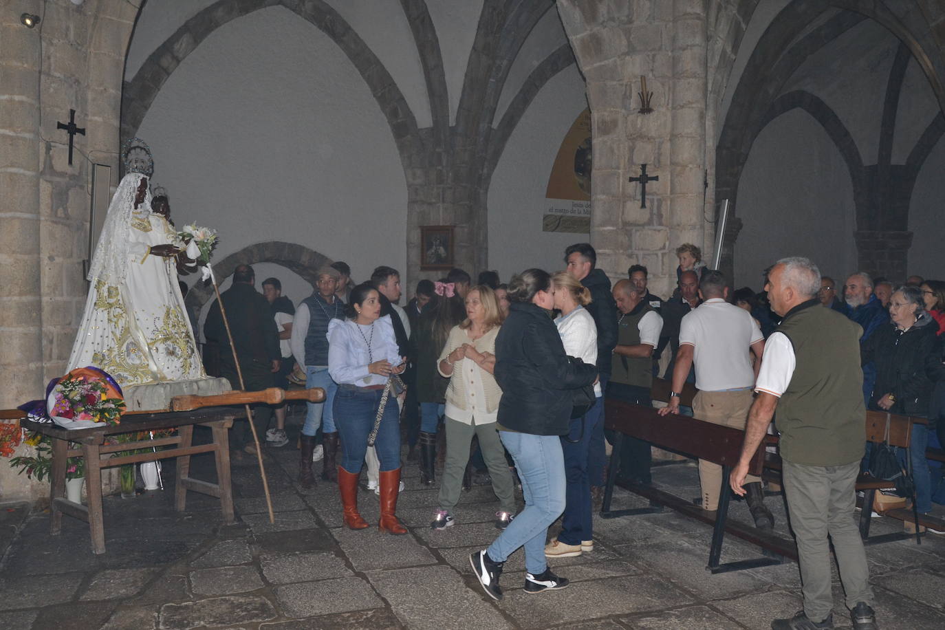 Los romeros de la Peña de Francia llegan al santuario