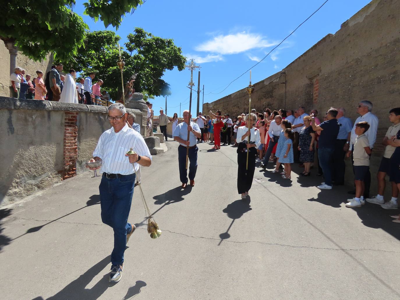 Así ha sido procesión en honor a la Virgen del Rosario de Mancera