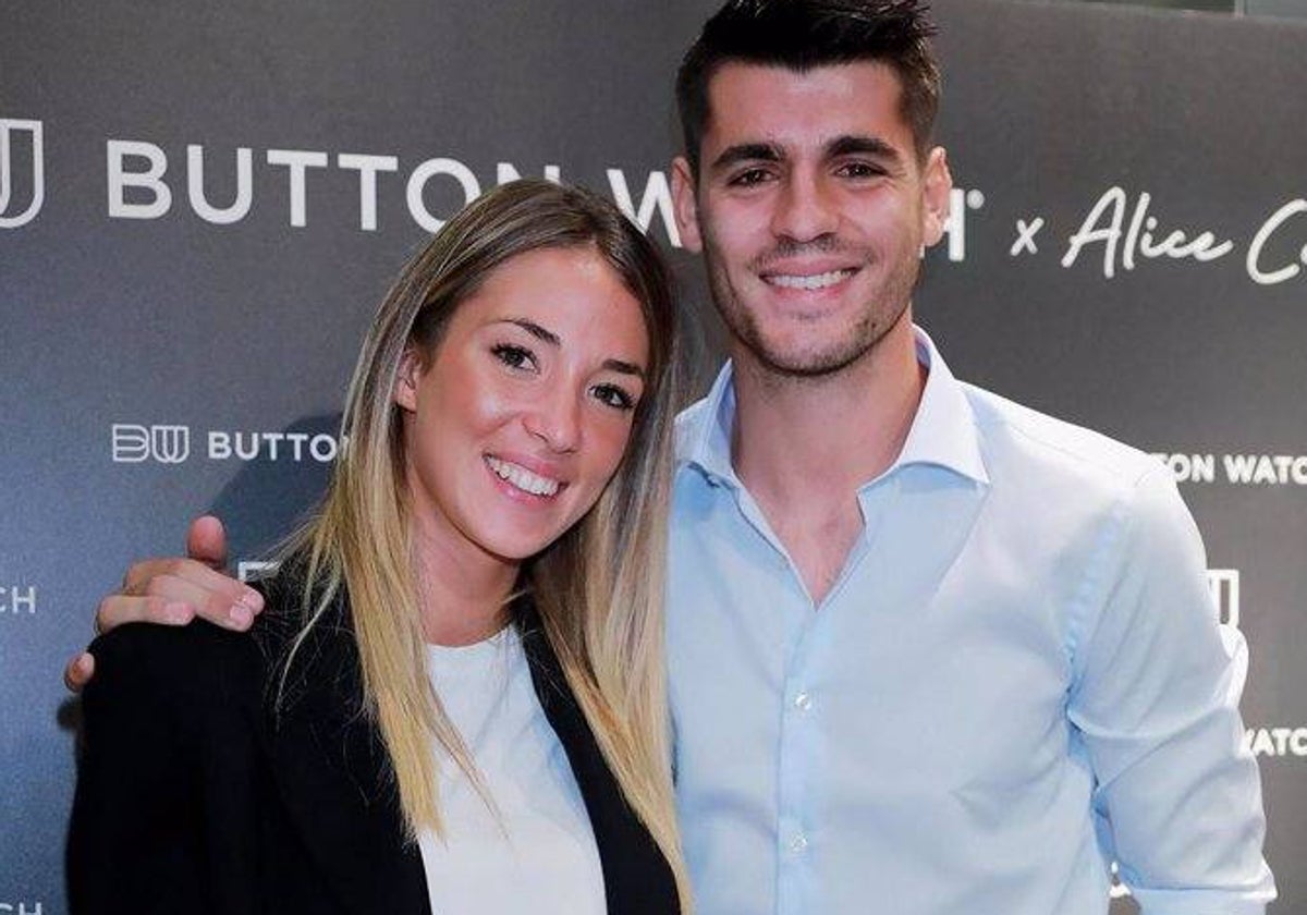 La pareja, durante la presentación de una colaboración empresarial.