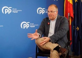 El portavoz del PP en el congreso, Miguel Ángel Tellado